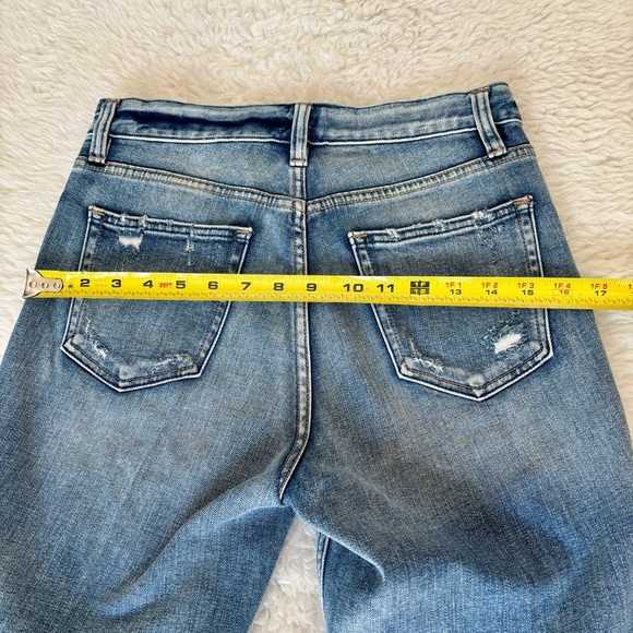 Silver Ankle Straight Distressed Jeans size W24 L27 - Picture 11 of 13